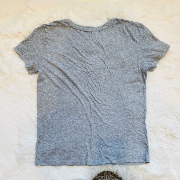 Aritzia Bulldog Tee S - Grey - Picture 3 of 3